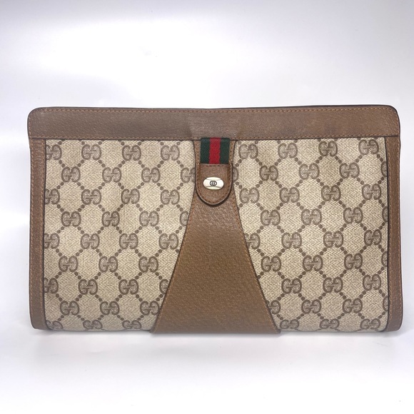 Gucci Ophidia Supreme GG Monogram Accessory Collection Clutch - Picture 9 of 17